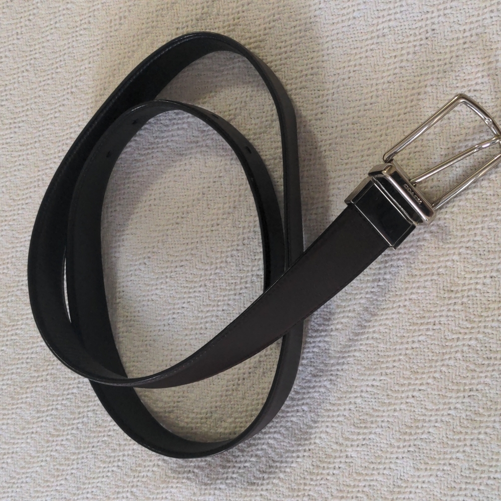 Coach leather belt for men NWOT